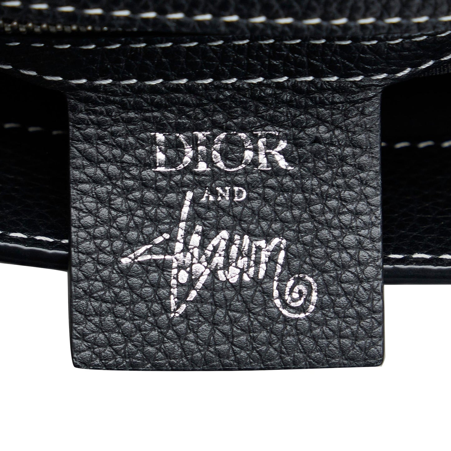 Dior x Stussy Bee Applique Saddle Crossbody (SHG-ptcS1w)