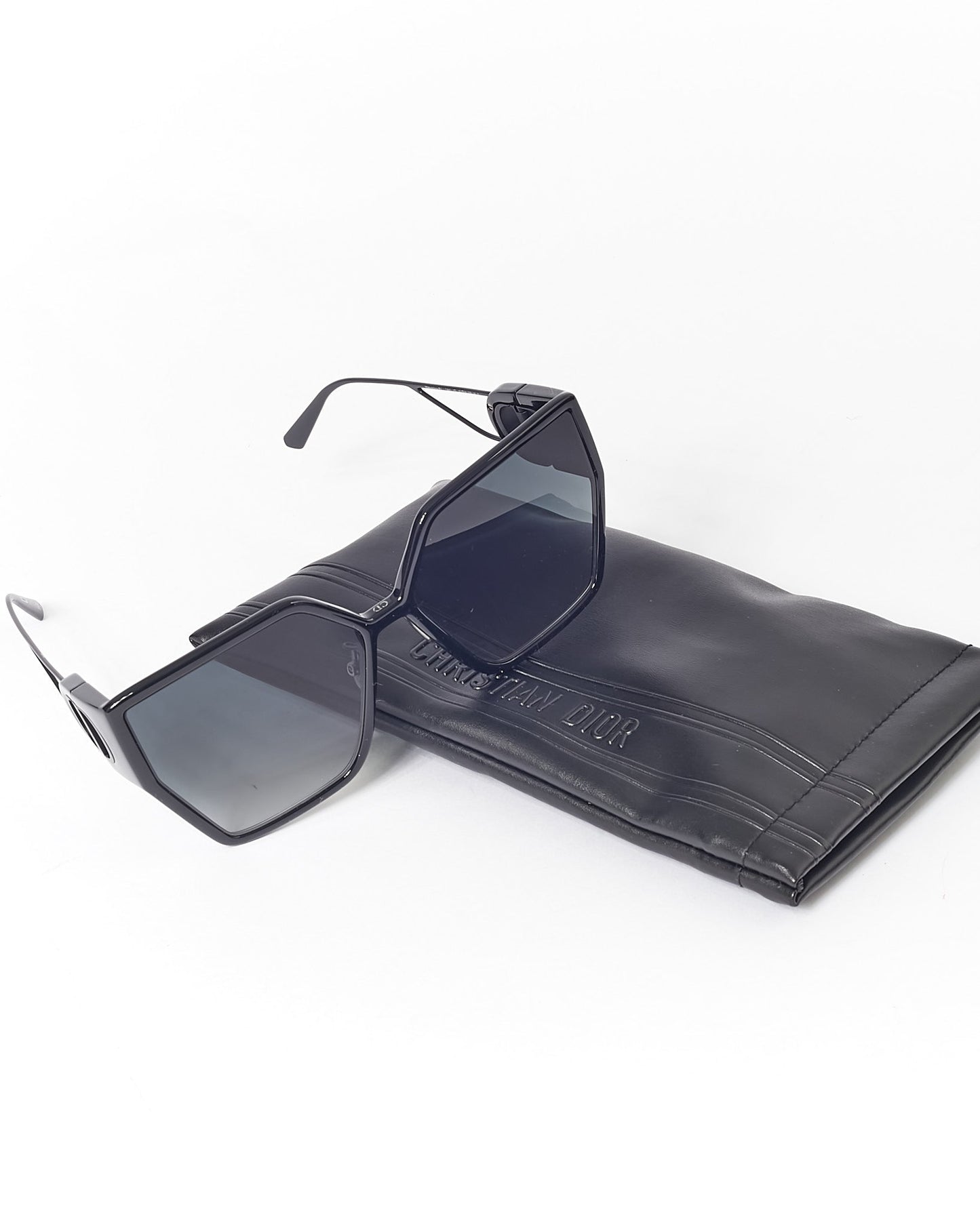 Dior Black CD 30Montaigne Square Sunglasses