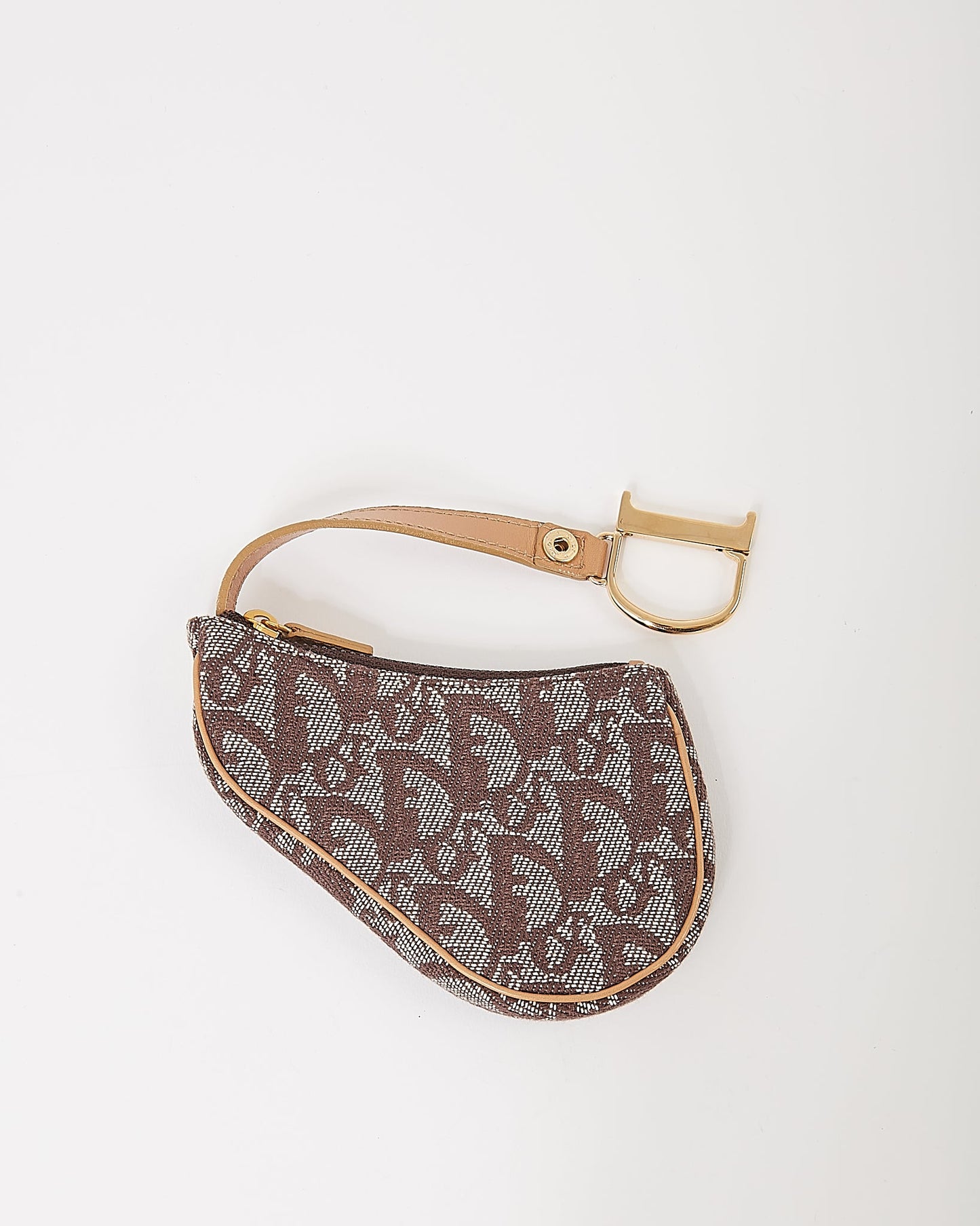 Dior Brown Oblique Saddle Multicase Coin Pouch