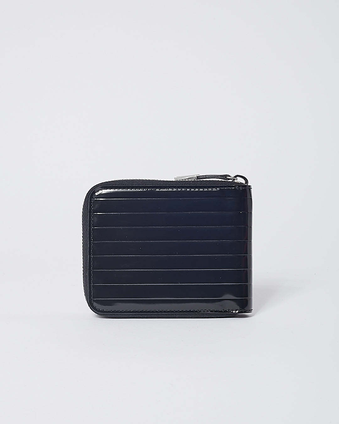 Dior Homme Black Patent Zippy Wallet
