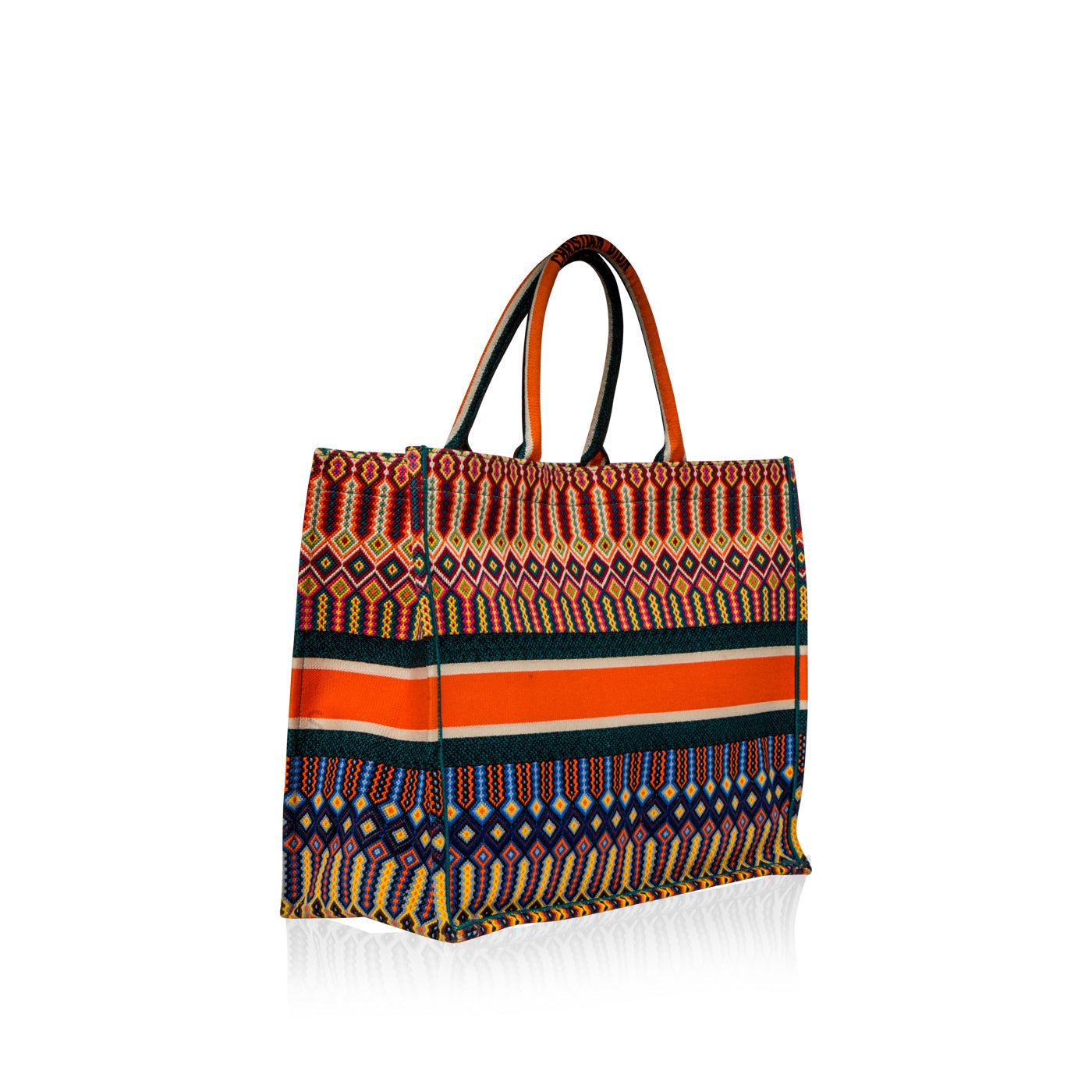 Oblique Canvas Book Tote