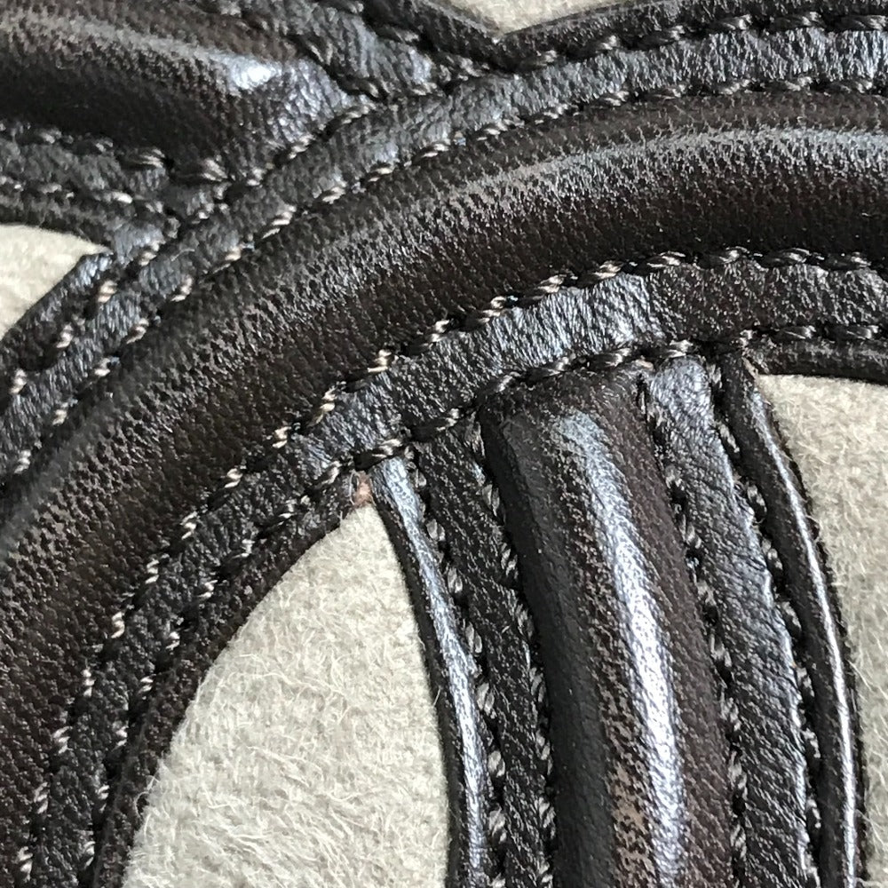 CHANEL Tote Bag Mouton, Leather Brown CC COCO Mark Half Matelasse Women Used