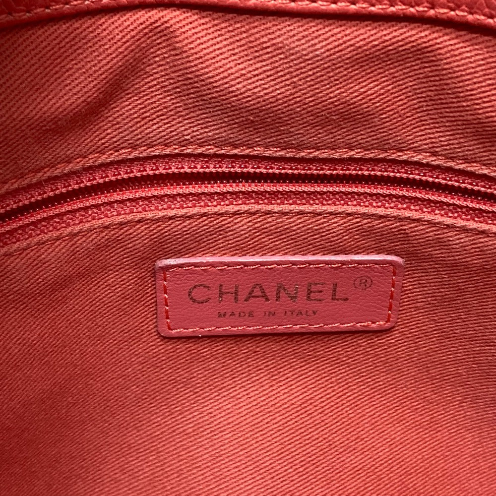 CHANEL Tote Bag A67921 Caviar skin pink CC COCO Mark Matrasse Women Used