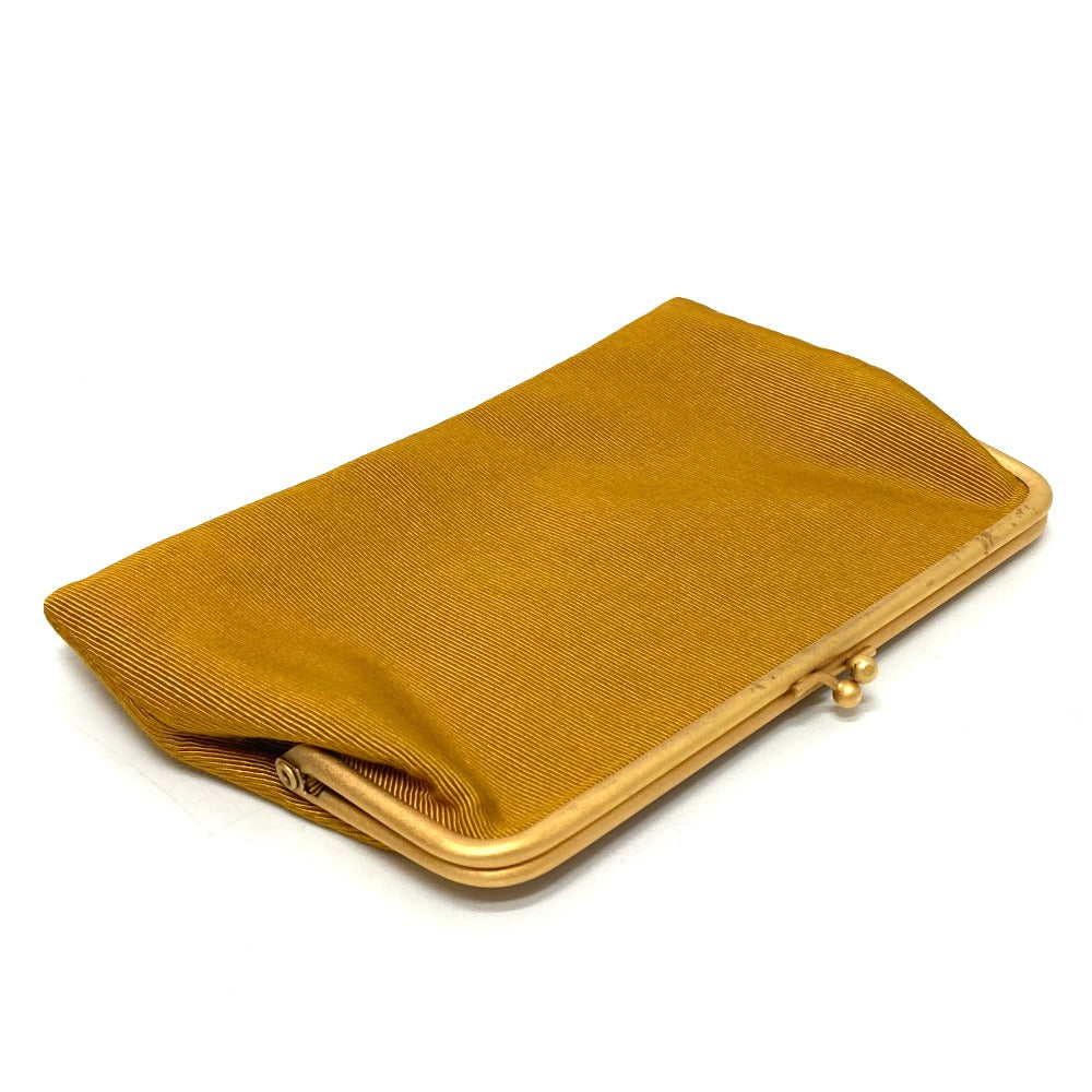 CHANEL Shoulder Bag pile Mustard type Comes with a clasp pouch Vstitch Chevron Women Used