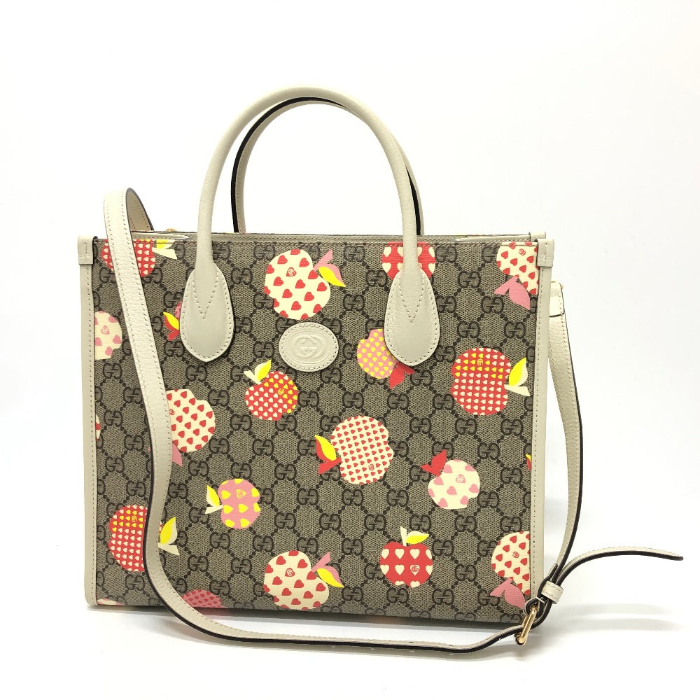 GUCCI Handbag 659983 GG Supreme Canvas beige GG Repom Women Secondhand