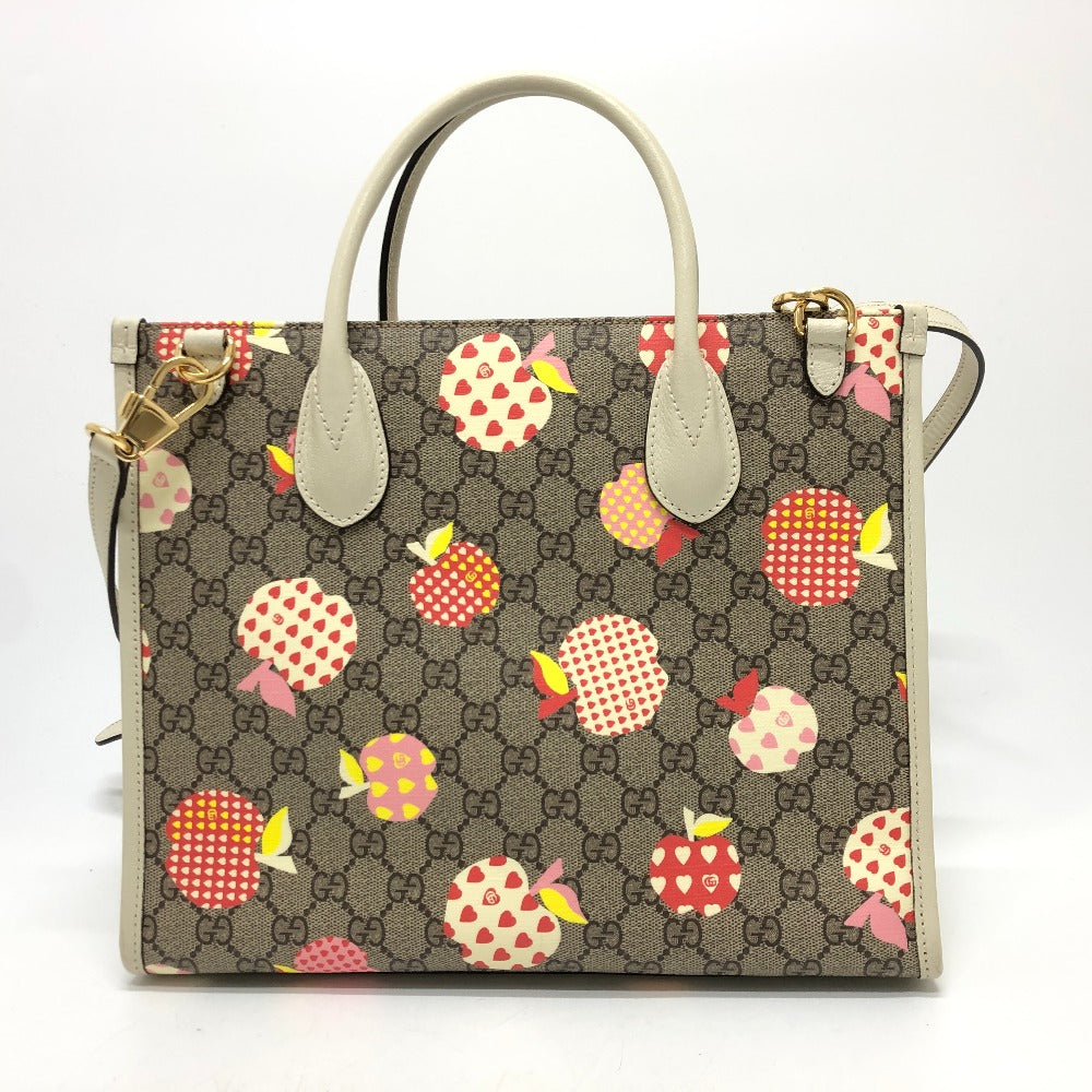 GUCCI Handbag 659983 GG Supreme Canvas beige GG Repom Women Secondhand