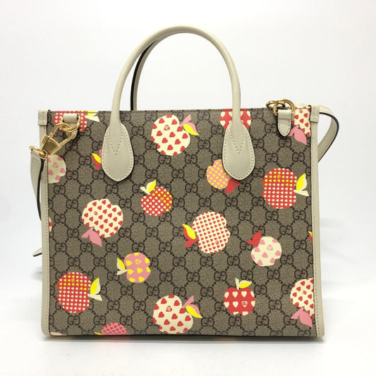 GUCCI Handbag 659983 GG Supreme Canvas beige GG Repom Women Secondhand