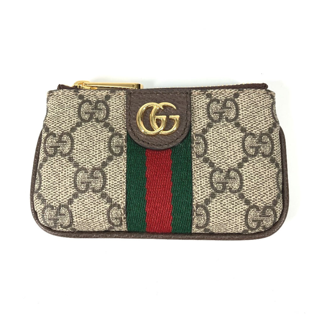 GUCCI Key case Key holder  671722 GG Supreme Canvas beige GG Supreme Ofidia Women Secondhand