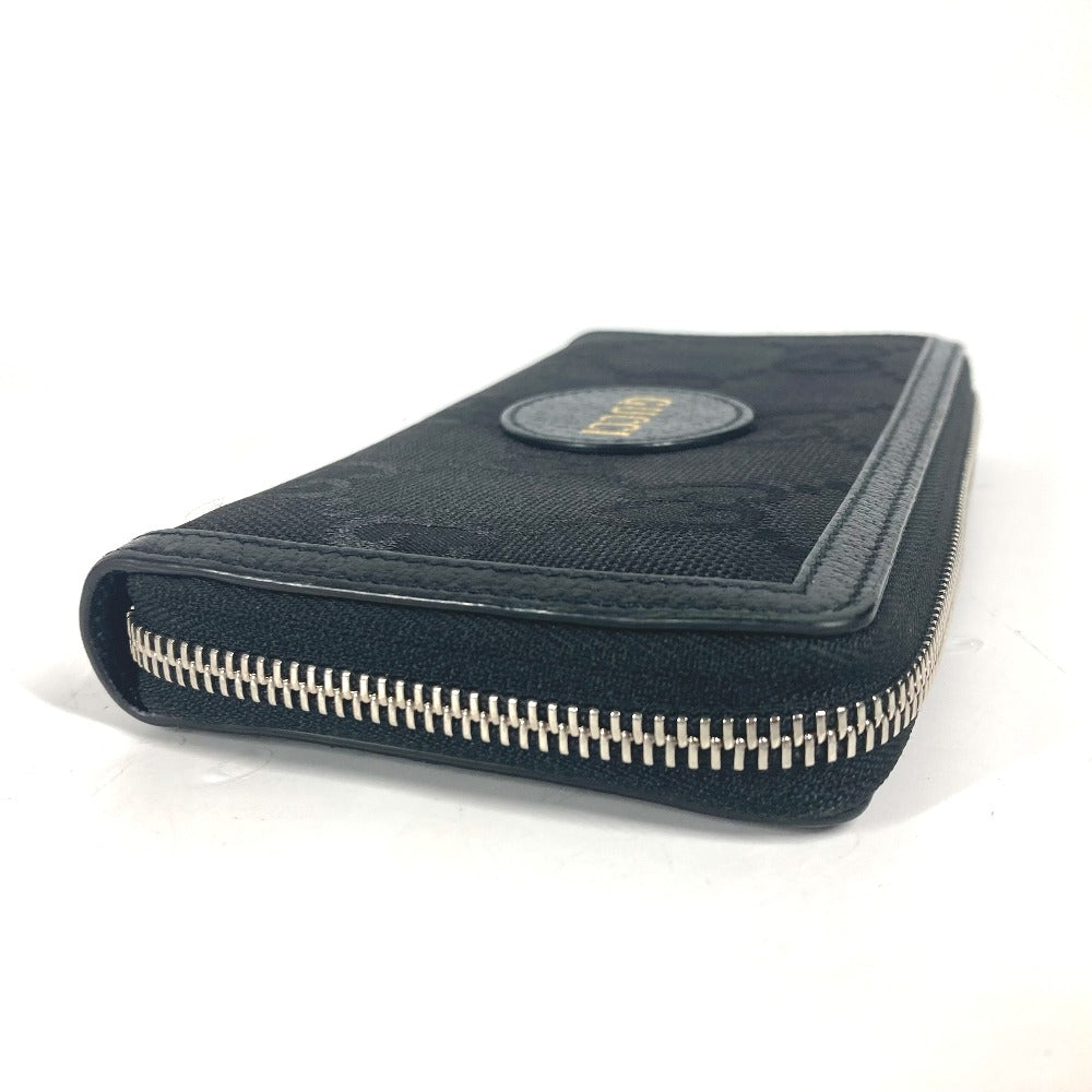 GUCCI Long Wallet Purse 625576 Nylon / leather black logo Off The Grid mens Used