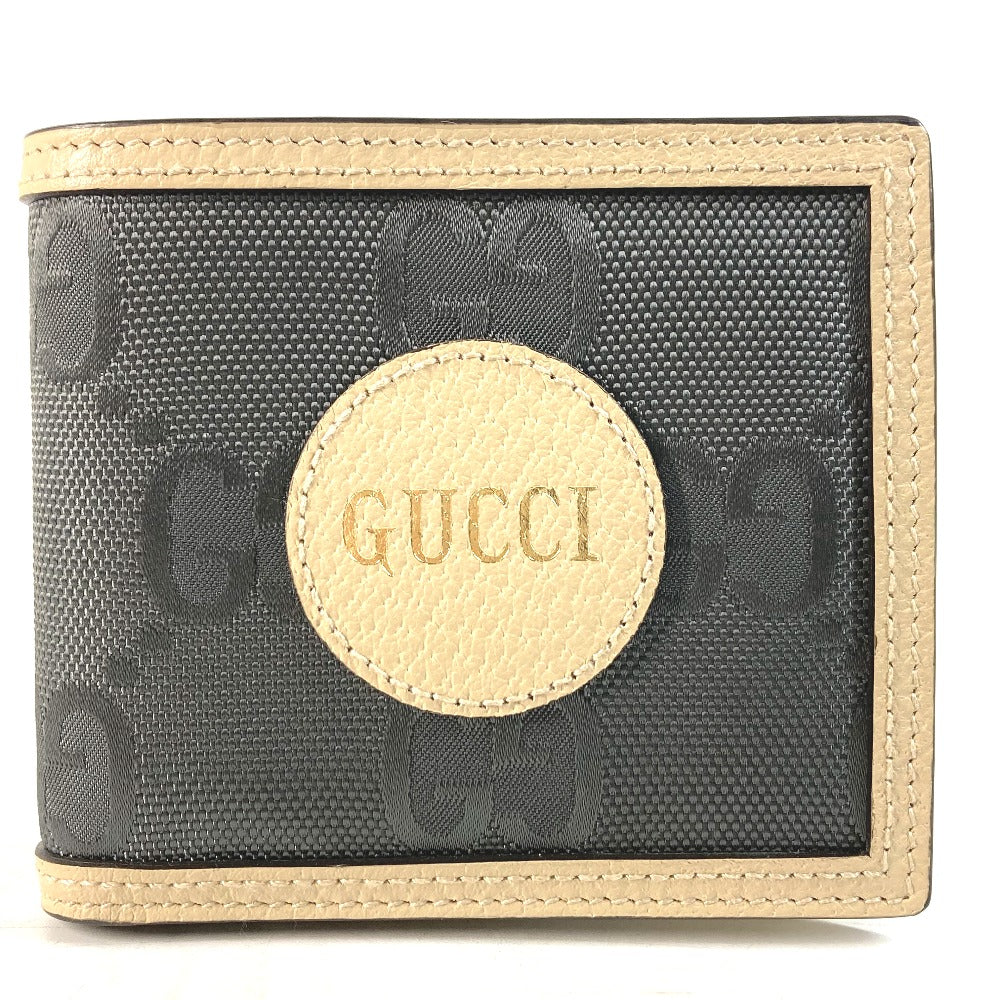 GUCCI Folded wallet 625574 Nylon / leather Black x beige logo Off The Grid Off The Grid mens Used
