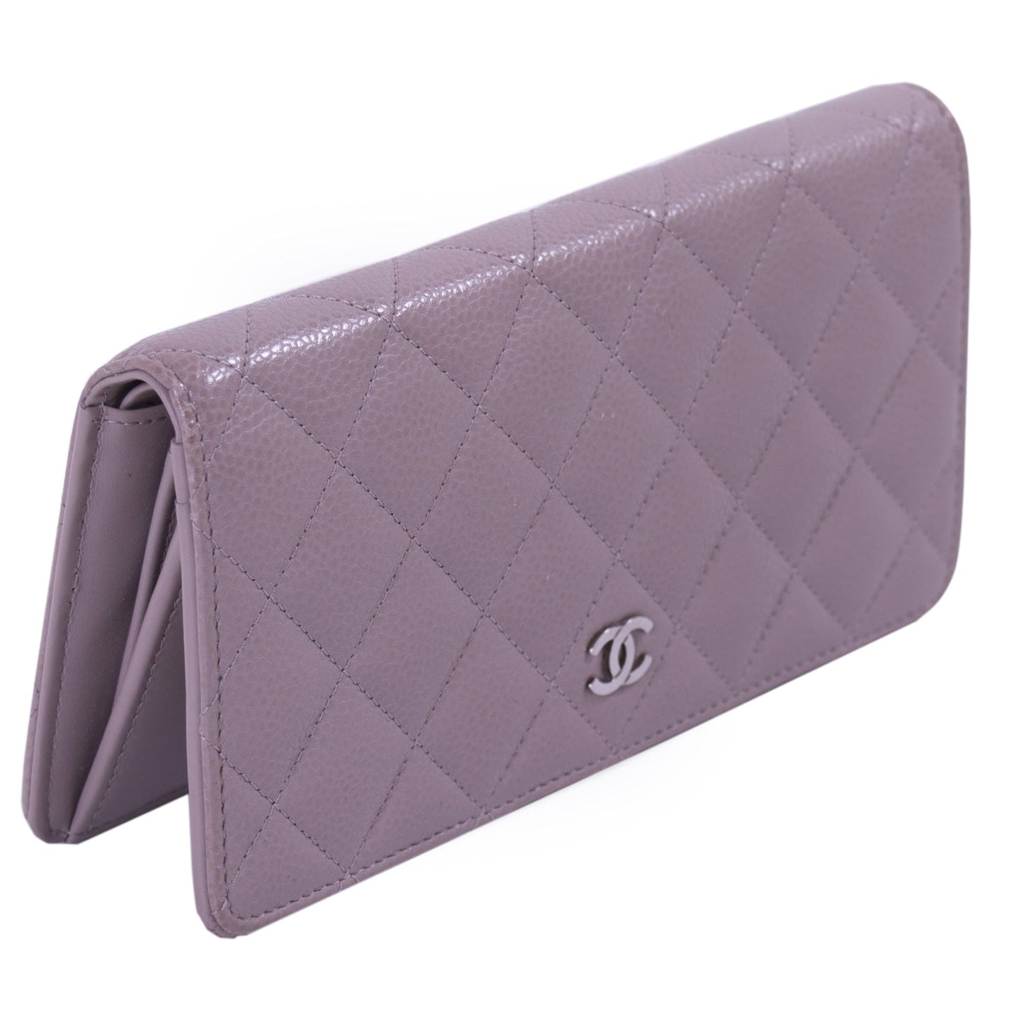 Chanel Quilted CC Long Flap Wallet