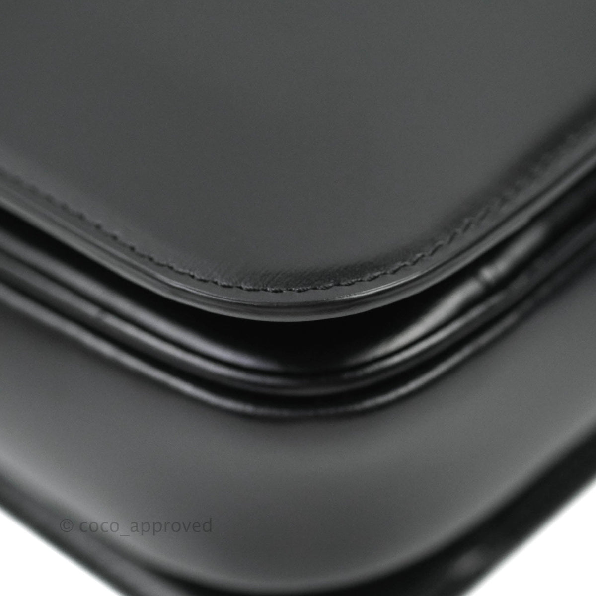 Celine Shiny Calfskin Medium Triomphe Black