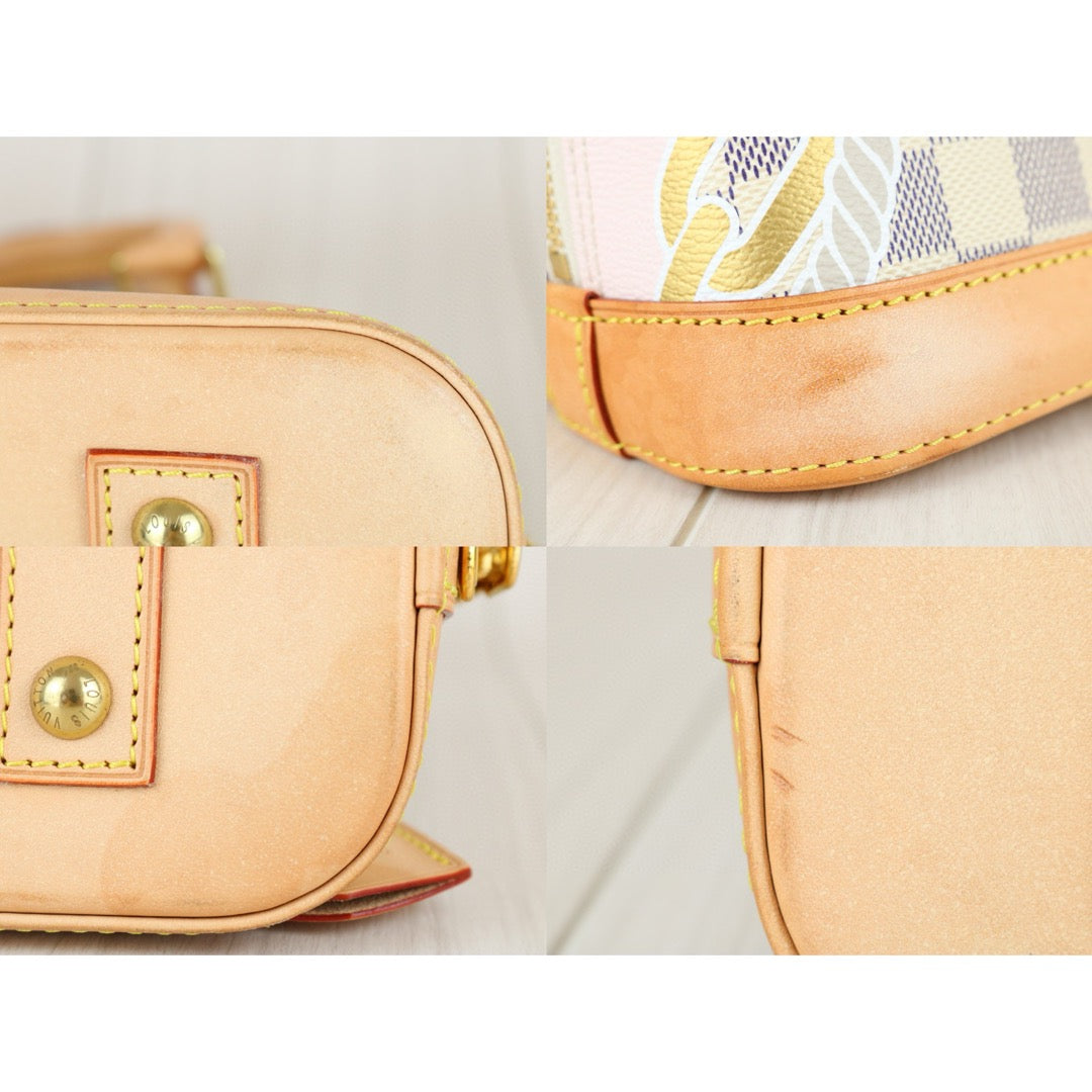 Good ( Rank AB)｜ LV Damier Azur Nautical Alma BB HandBag Shoulder Bag  IC Chips Model ｜X25032510