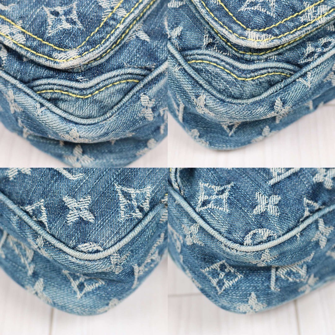 Rank AB ｜  LV Monogram Denim Waist Bag   ｜S24042204