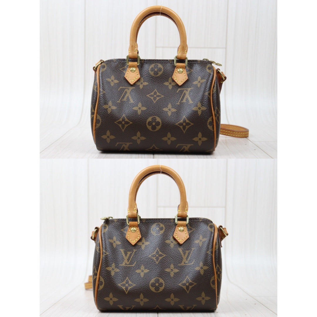 Good ( Rank AB)｜LV Monogram Nano Speedy  Shoulder Bag｜S24061714