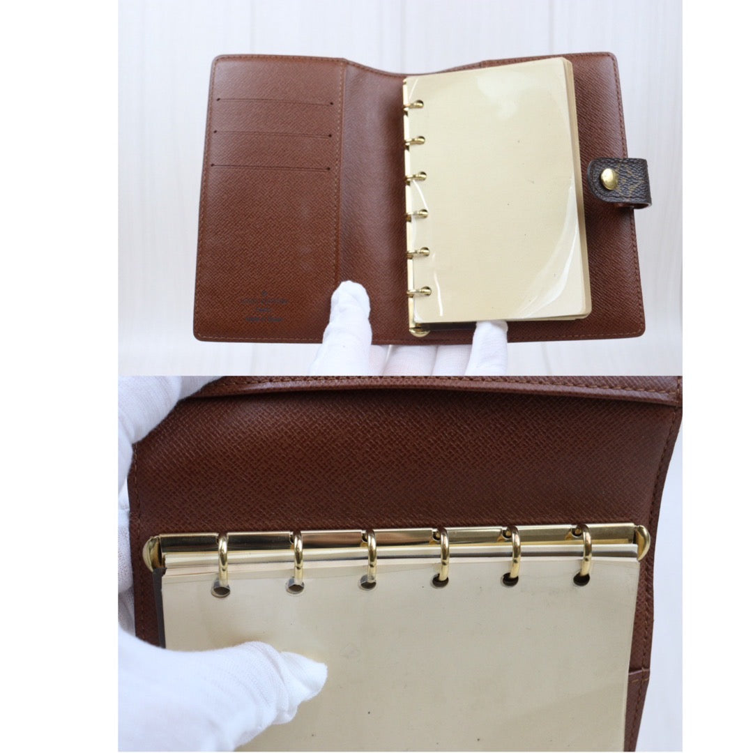 Very Good ( Rank A) ｜ LV Monogram Agenda PM Notebook Cover ｜Q24032919