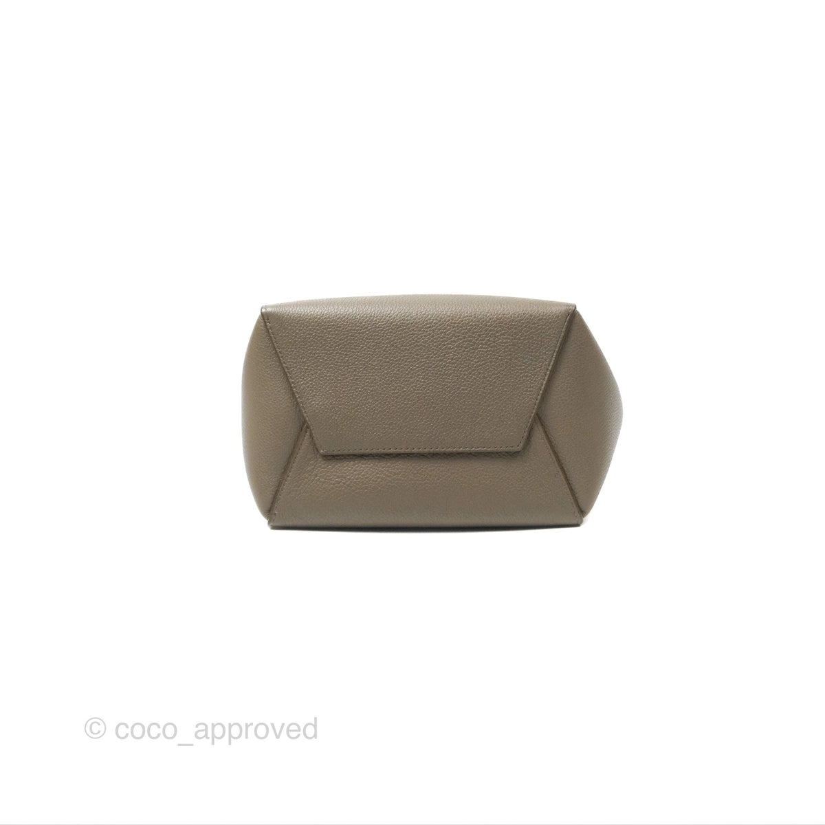 Celine Small Sangle Bucket Bag Taupe Grained Calfskin Gold Hardware