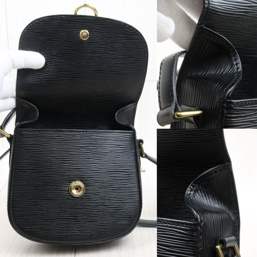 Good ( Rank AB)｜LV Epi Saint-Cloud PM Shoulder Bag Black｜25042104