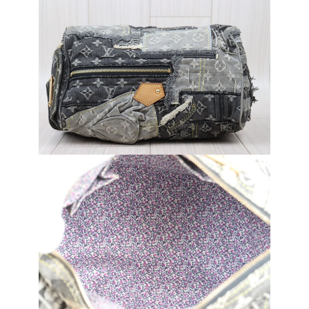 Rank AB ｜ LV Monogram Denim Speedy 30 Hand Bag ｜24042201