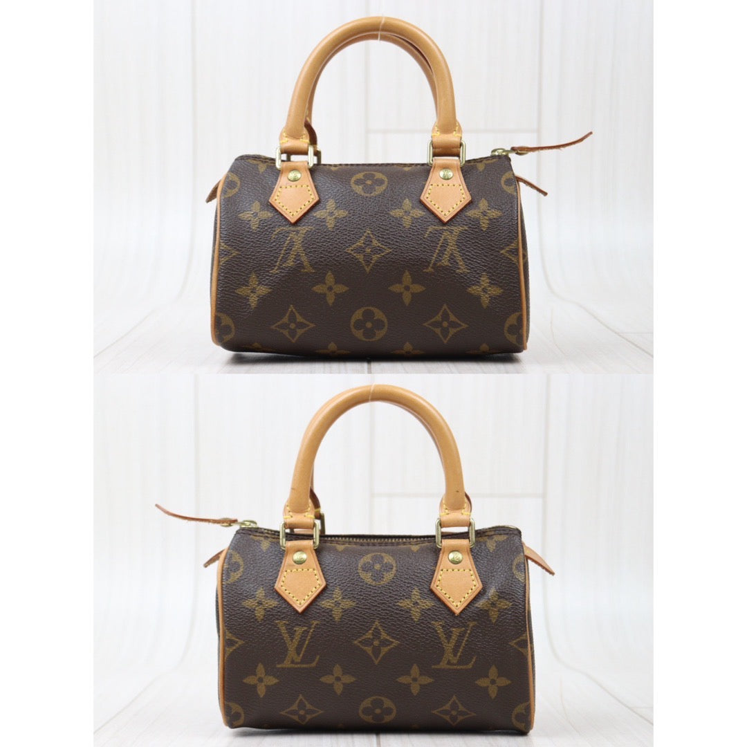 Rank A ｜ LV Monogram Mini Speedy Handbag Wirh Shoulderstrap｜24061321
