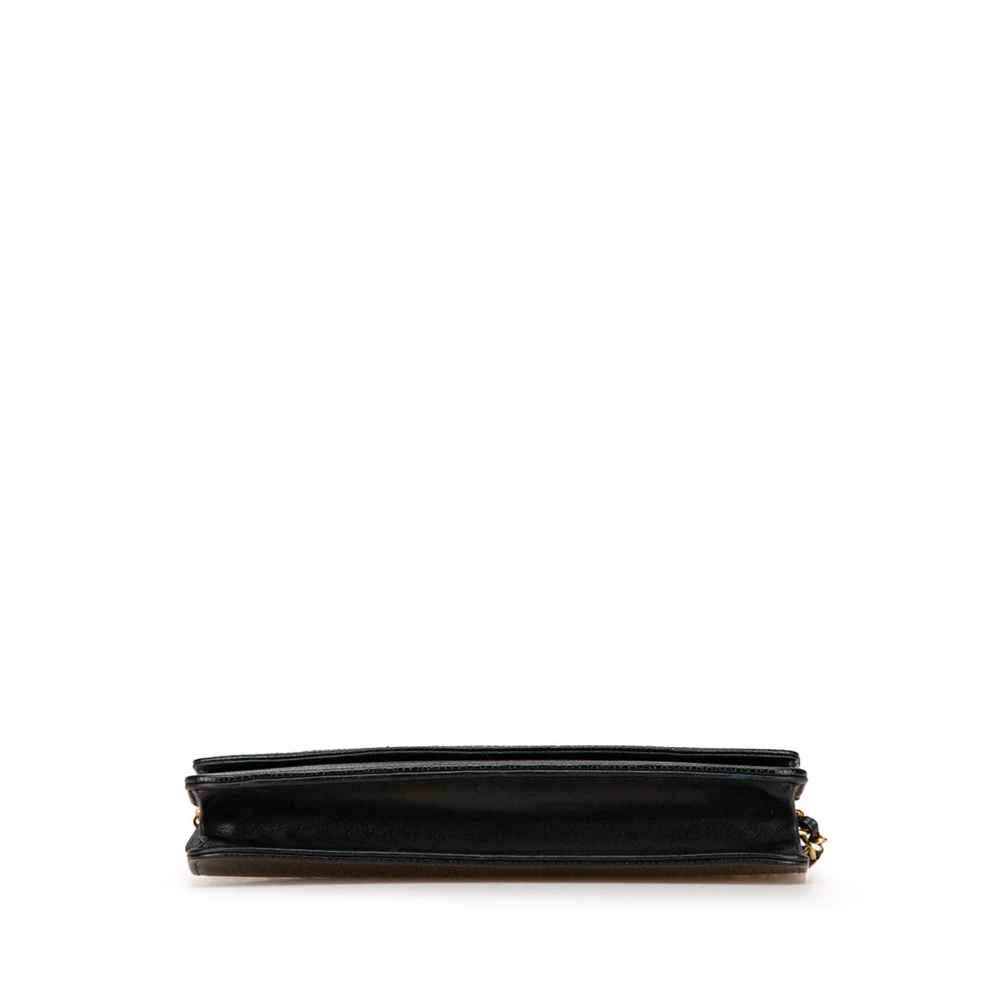 Black Chanel CC Caviar Wallet on Chain Crossbody Bag