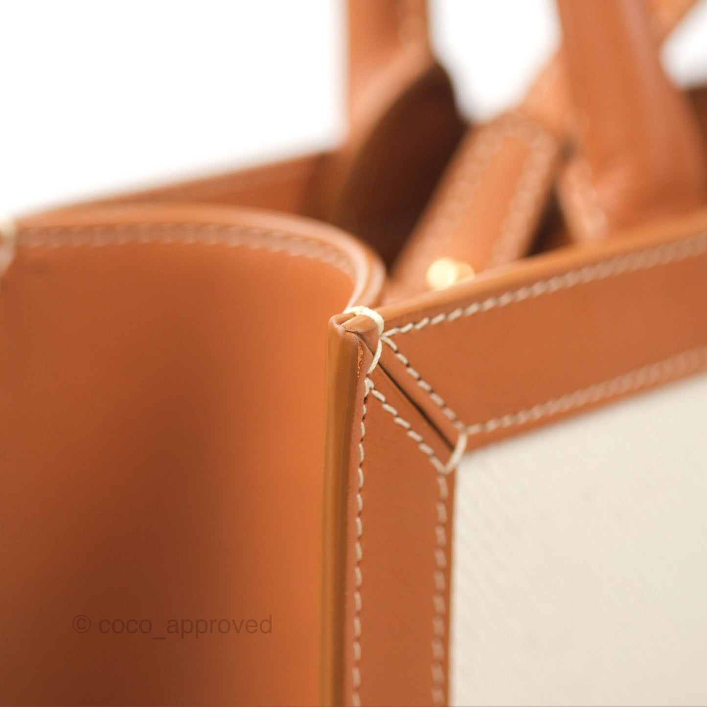 Celine Small Vertical Cabas Tote With Celine Print Natural/Tan