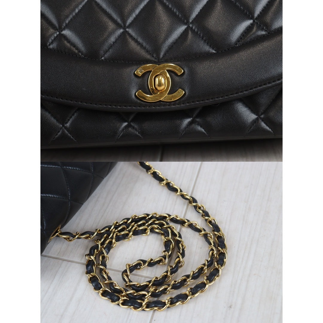 Rank A｜ CHANEL Matrasse Diana 22 Lamb Skin  Chain Bag ｜23092611