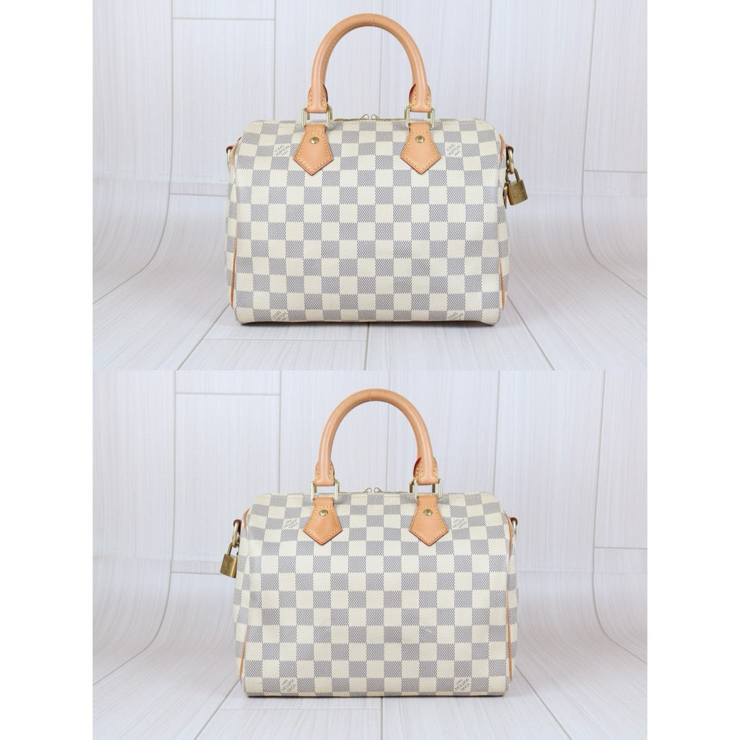 Good ( Rank AB)｜ LV Azul Speedy 25 Hand Bag With Shoulder Strap ｜S24092501