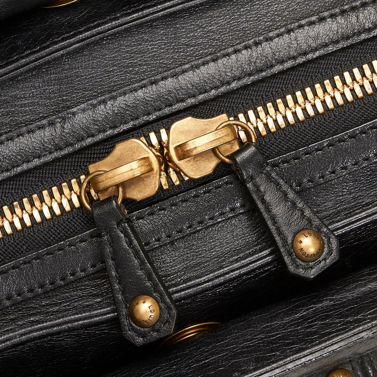 Louis Vuitton Sac Riveting Black