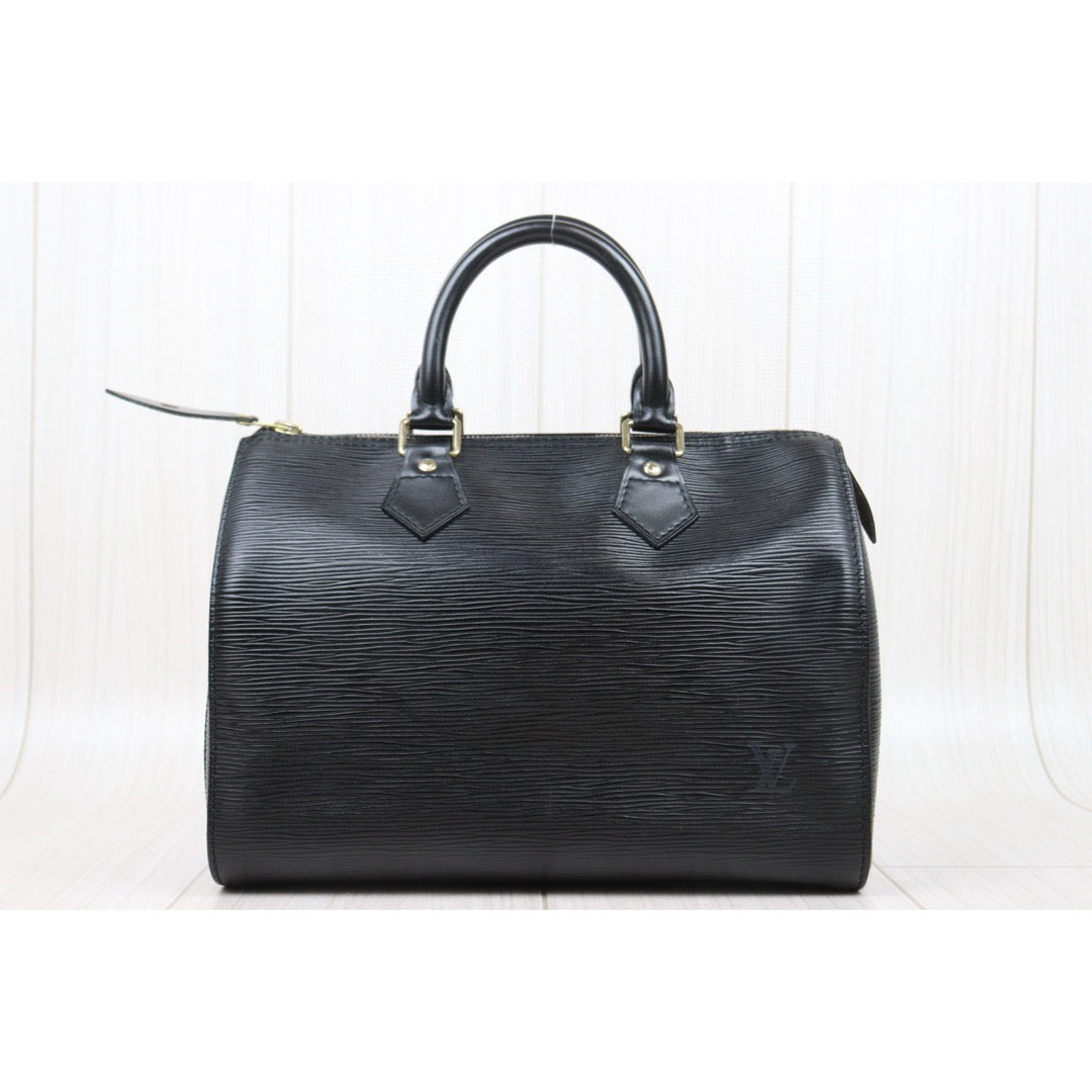 Good ( Rank AB)｜ LV Epi Speedy 25 Hand Bag Black｜25031703
