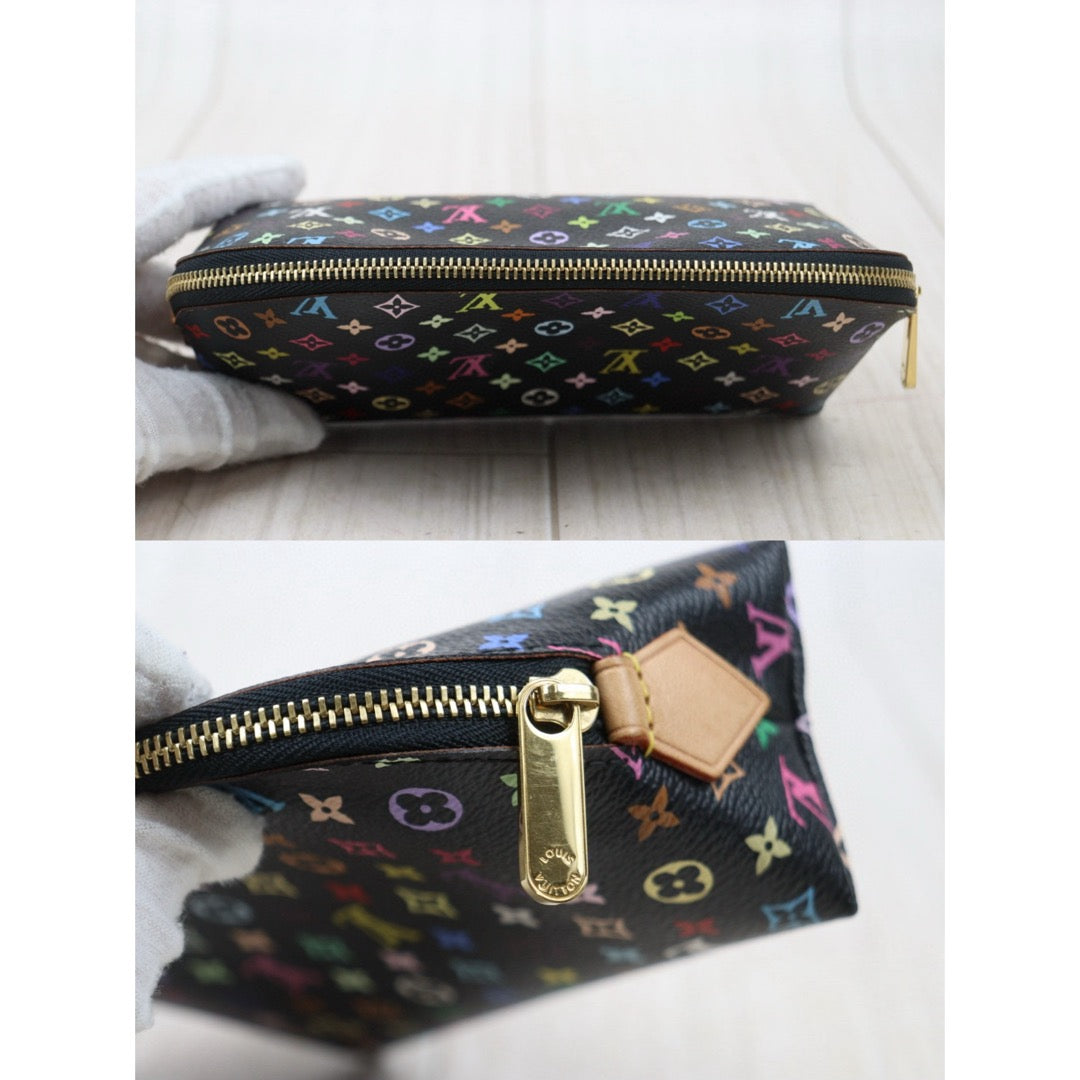 Good ( Rank AB)｜LV Monogram Multicolor PM Pochette Cosmetics｜V25012113