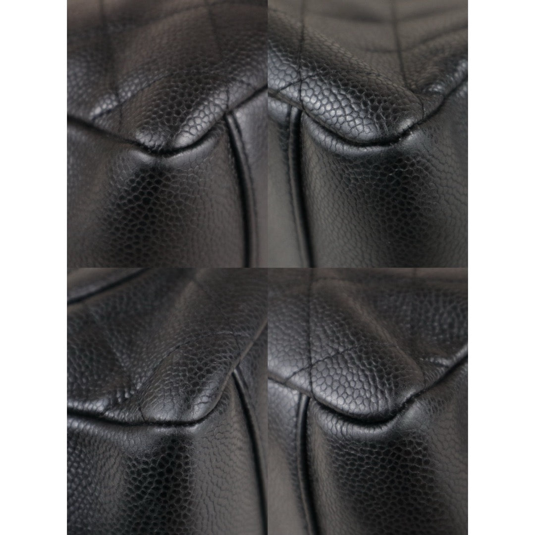 Good ( Rank AB)｜ CHANEL Matrasse GST Chain Tote Bag Caviar Skin Black  Made In 2004 -2005 Year｜J25060502