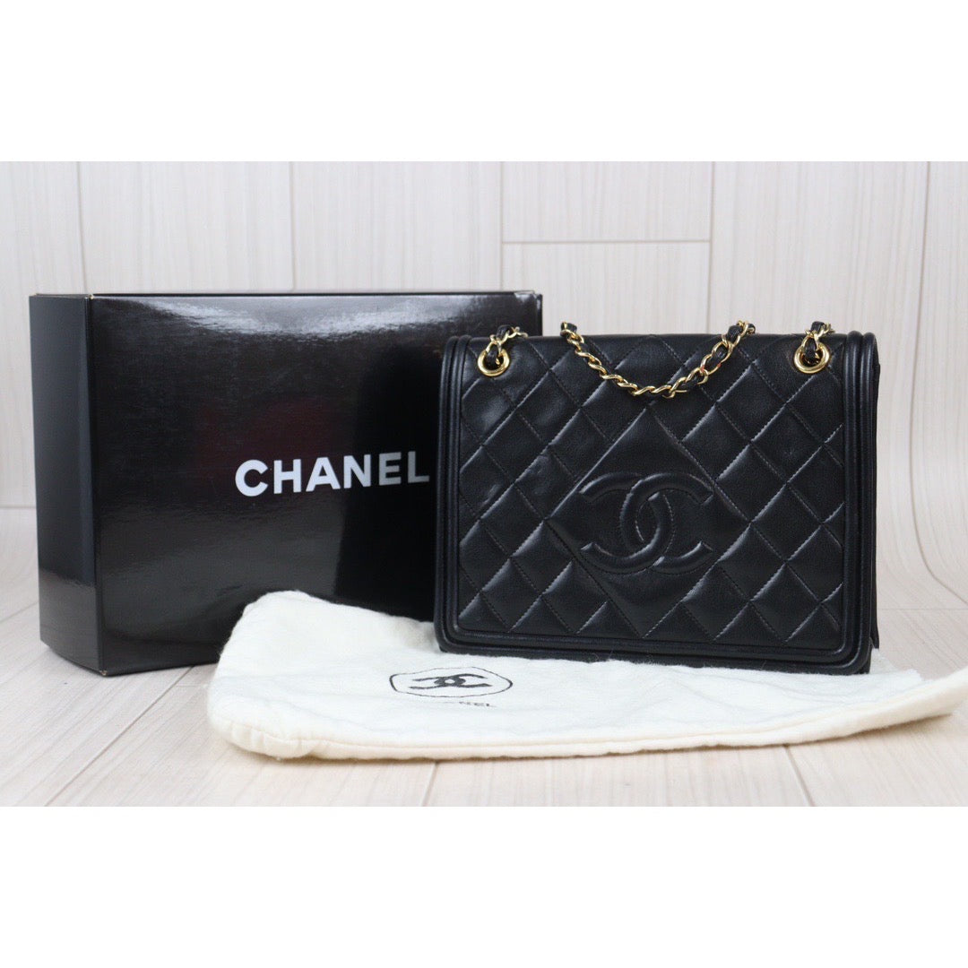 Rank AB ｜ CHANEL Vintage Matrasse 23 Shoulder Bag Black Made In 1989～1991 Year｜23092810