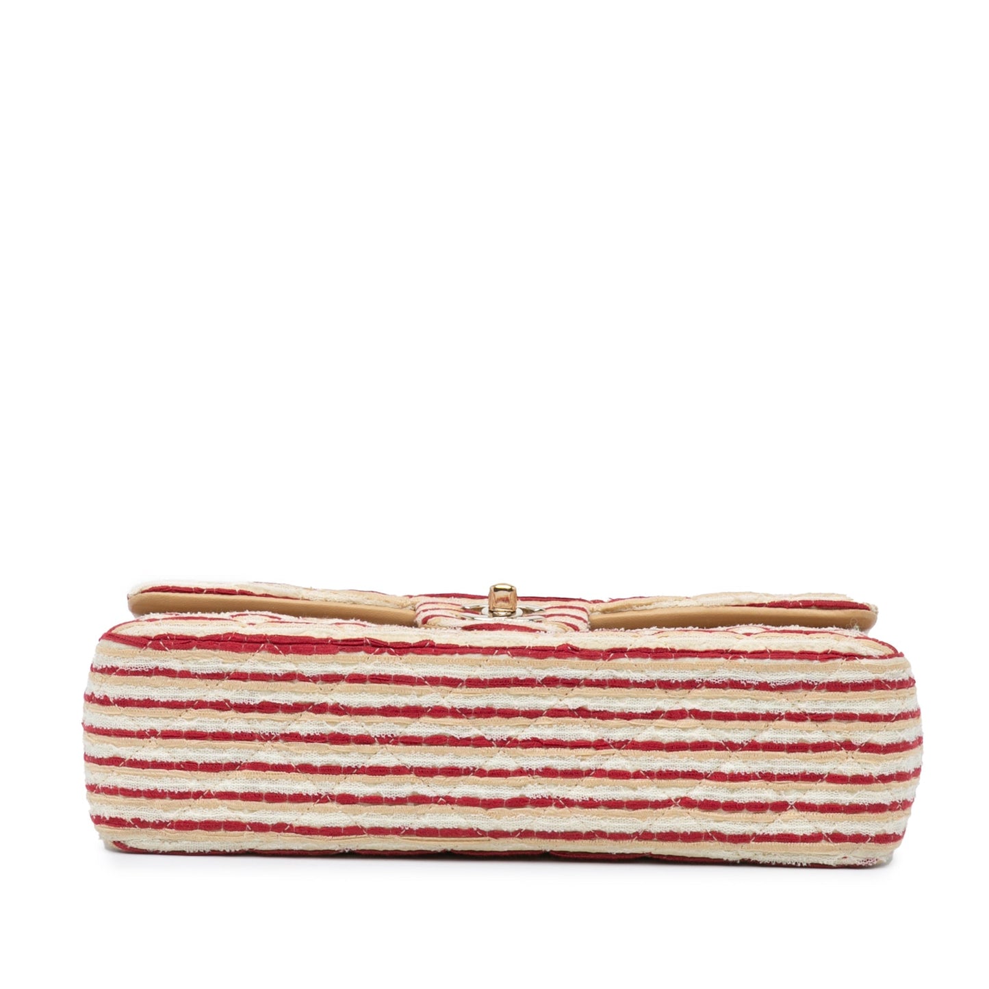 Red Chanel Medium Classic Jersey Coco Sailor Double Flap Shoulder Bag