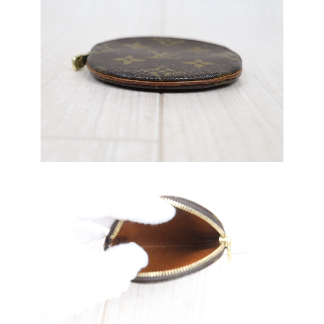 Fair ( Rank B) ｜ LV Monogram Round Coin Purse｜V25031101