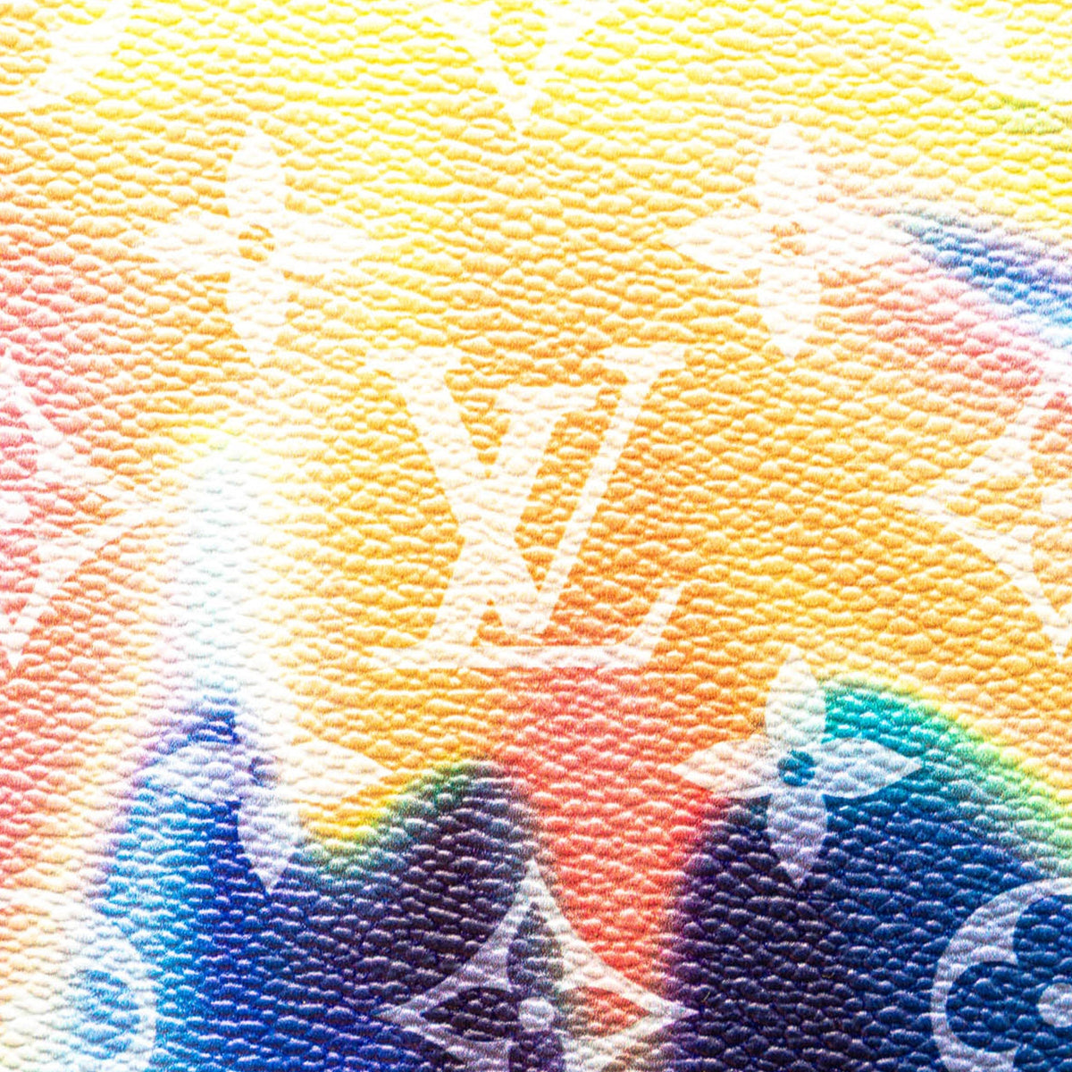 Purple Louis Vuitton Monogram Sunset Pochette Voyage MM Clutch Bag