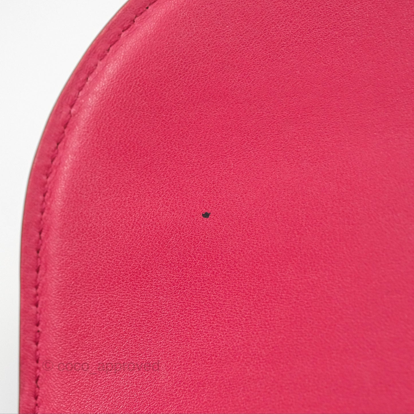 Celine Small Trotteur Crossbody Bag Grained Calfskin Dark Pink