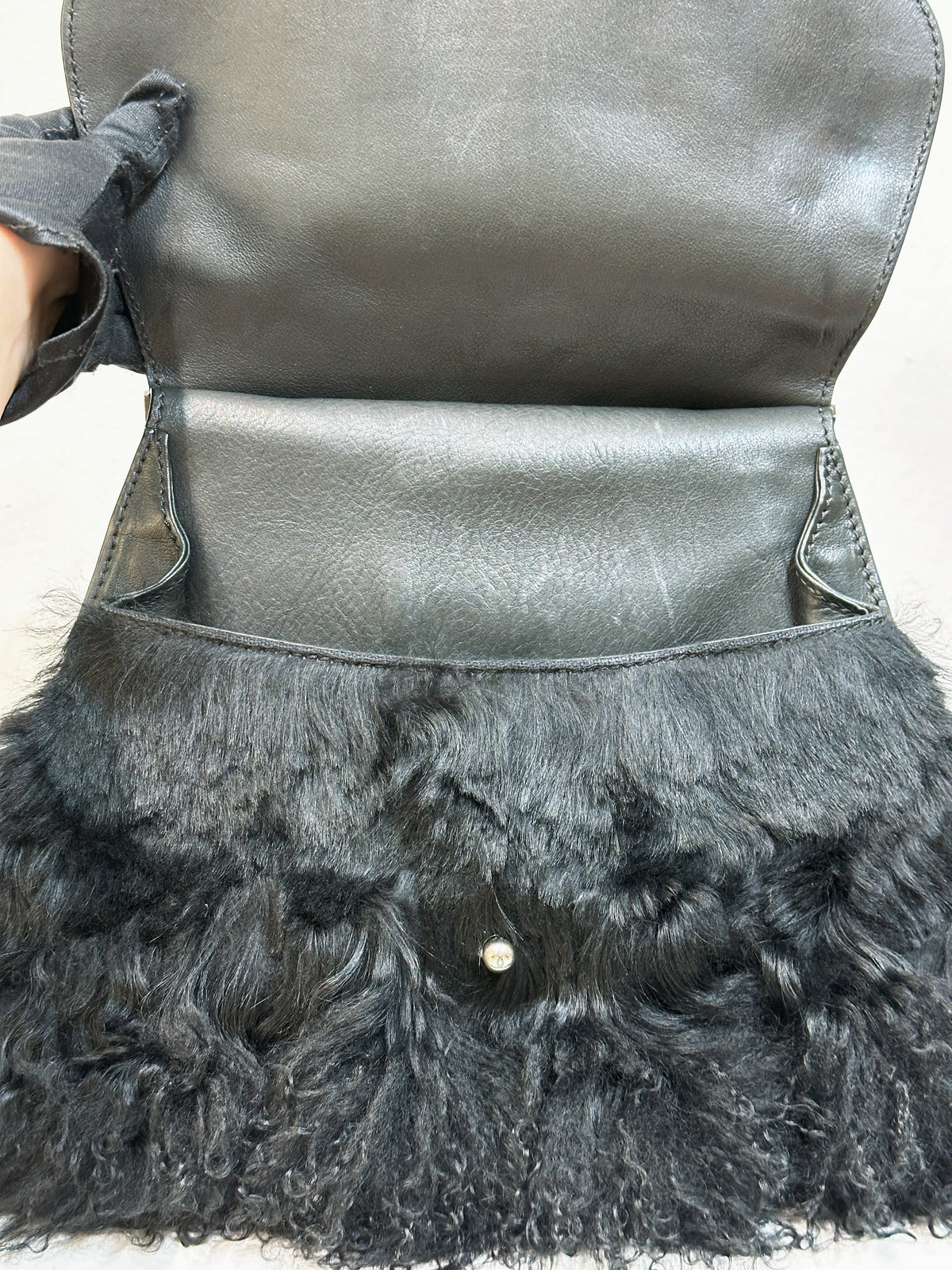 Chanel Paris-Dallas Double Flap Bag Quilted Calfskin and Fur Large