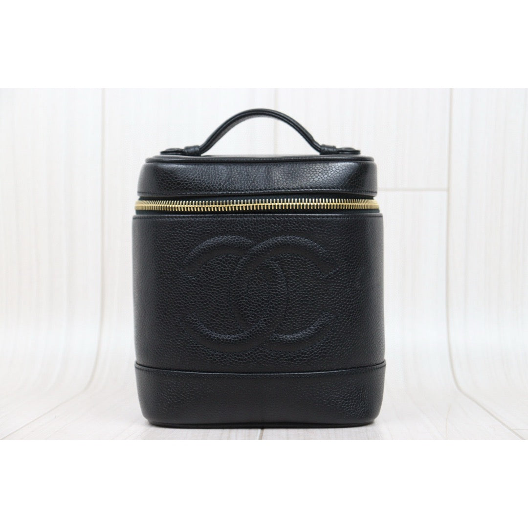 Good ( Rank AB)｜ CHANEL Caviar Skin Vanity Handbag  Made In 1996～1997Year ｜25041010