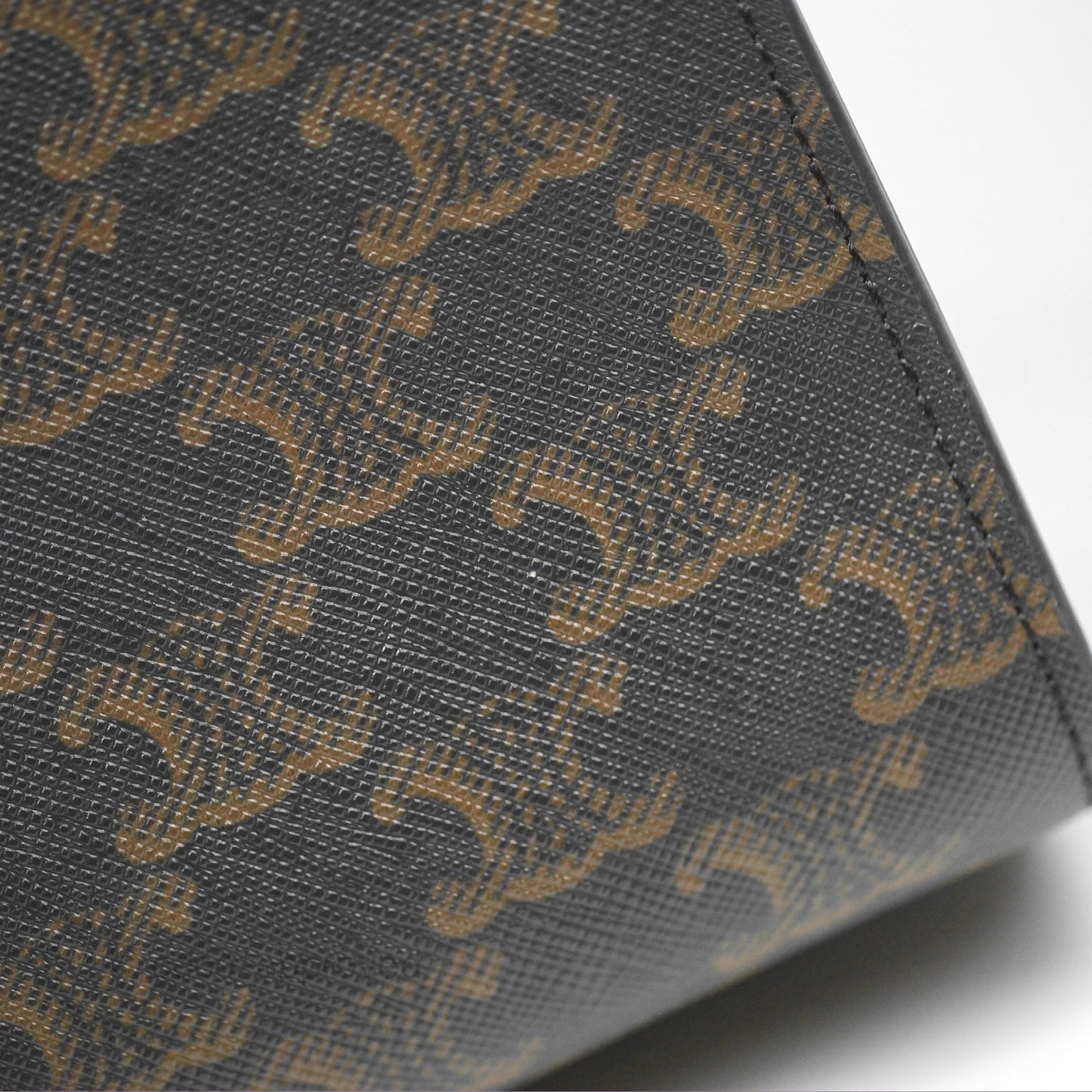 Celine Small Vertical Cabas Tote Triomphe Canvas Tan