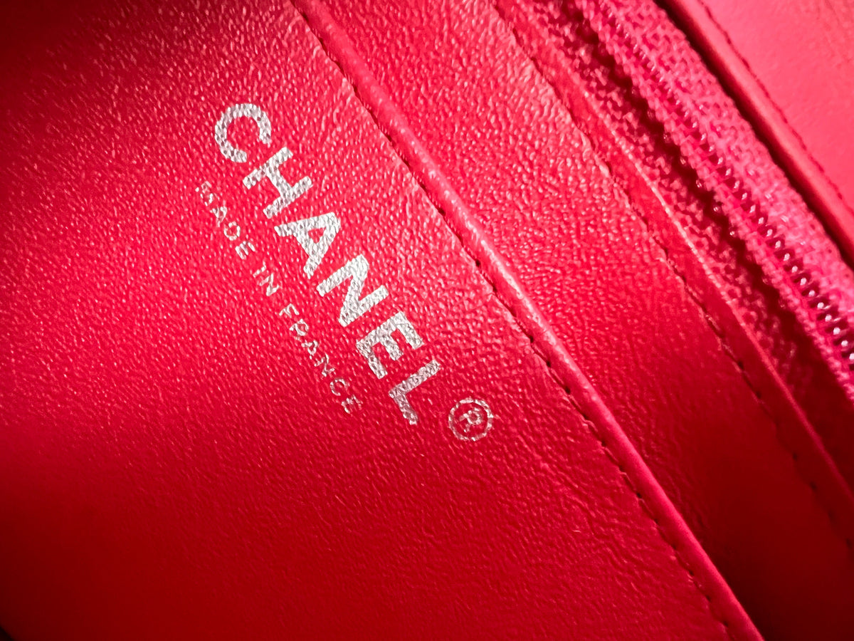Chanel Square Mini Classic Flap in Pink Patent