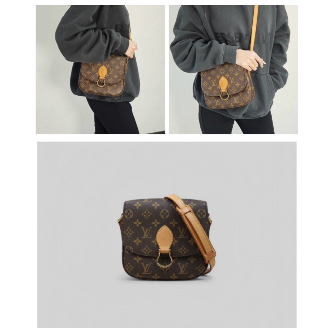 Good ( Rank AB)｜ LV Monogram Saint Cloud MM Shoulder Bag ｜25022012