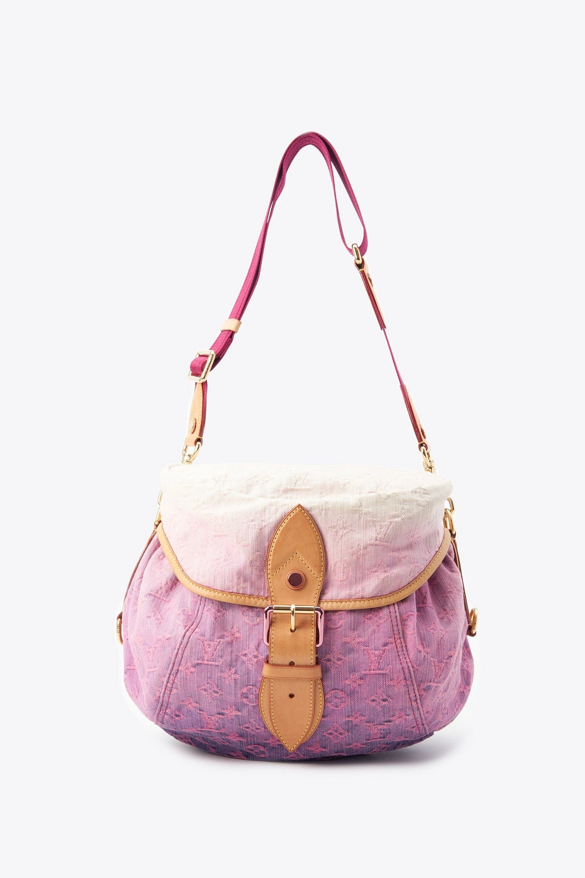 Louis Vuitton Rose Pink Denim Sunburst / Sunshine Bag