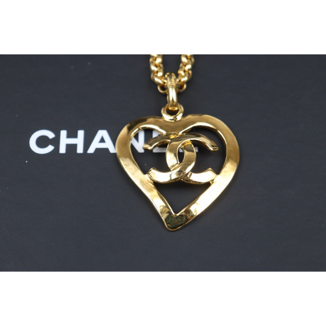 Very Good ( Rank A) ｜ CHANEL Coco Mark 24K Gold Plated Necklace｜25032710