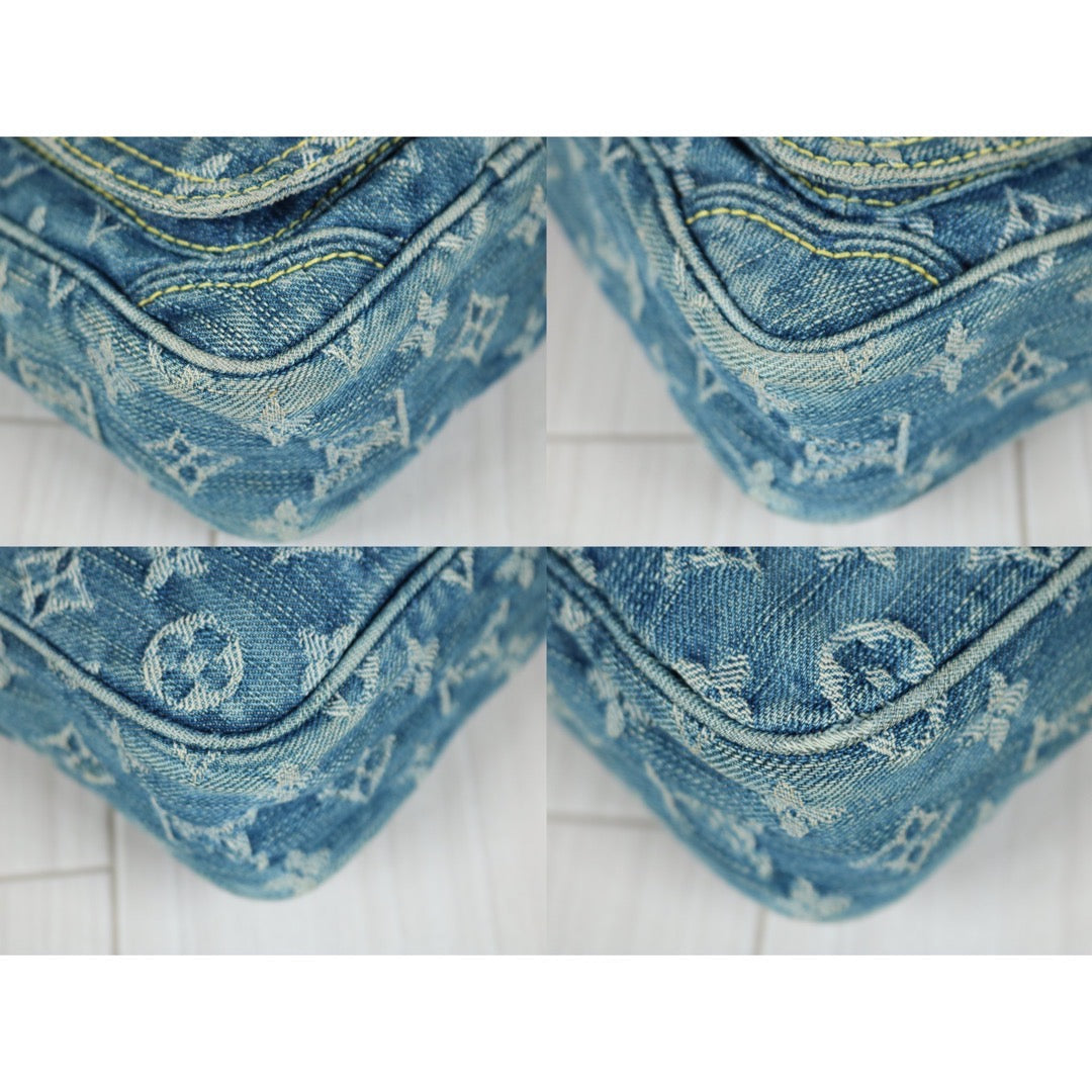 Rank AB ｜LV Monogram Denim Blue Camera Bag Shoulder Bag｜S24050704