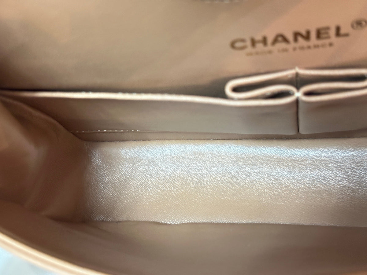 Chanel Medium Lambskin Classic Double Flap Bag 21P Caramel LGHW 3091 holo card