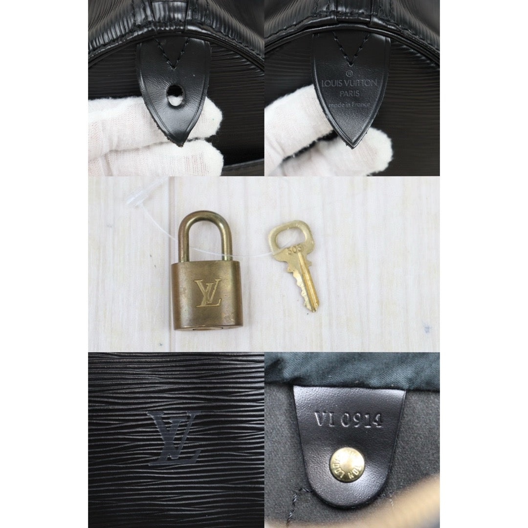 Very Good ( Rank A)｜ LV Epi Speedy 25 Hand Bag Black｜25042114
