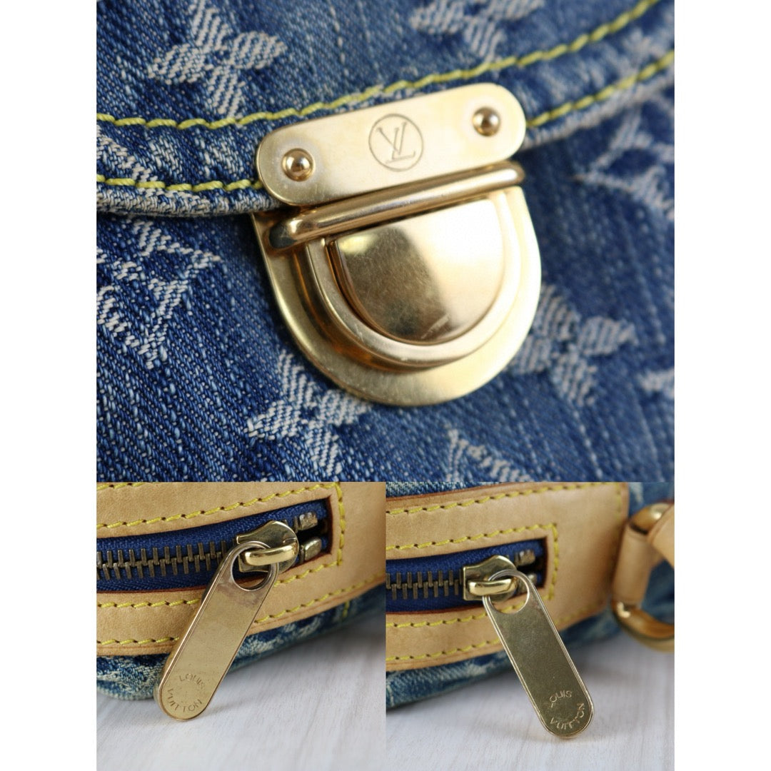 Good ( Rank AB) ｜LV Monogram Denim Blue Camera Bag Shoulder Bag｜J24111201