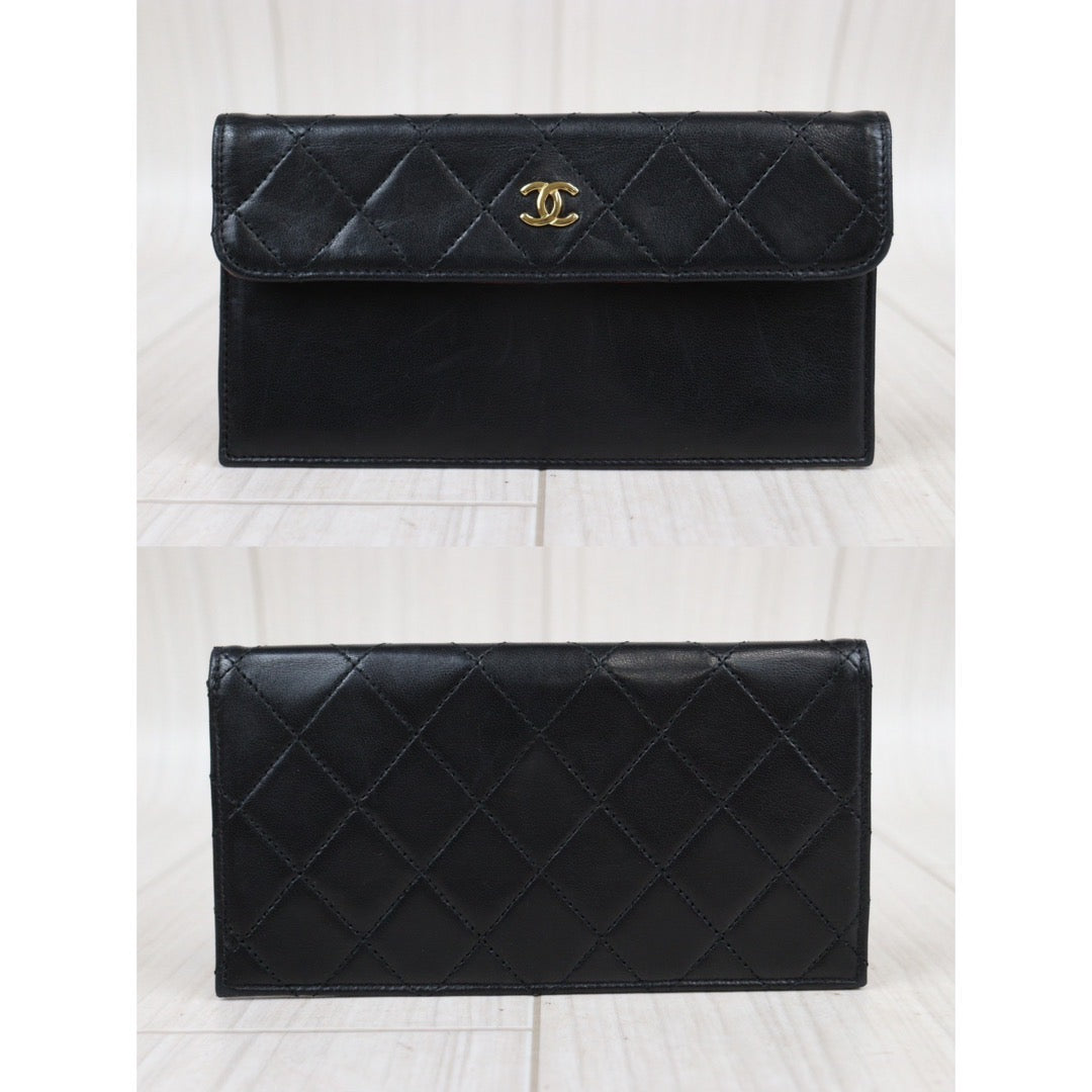 Rank A ｜ CHANEL Matrasse Lamb Skin Chain Shoulder Bag 25  Made In 1989～1991 Year ｜23121113
