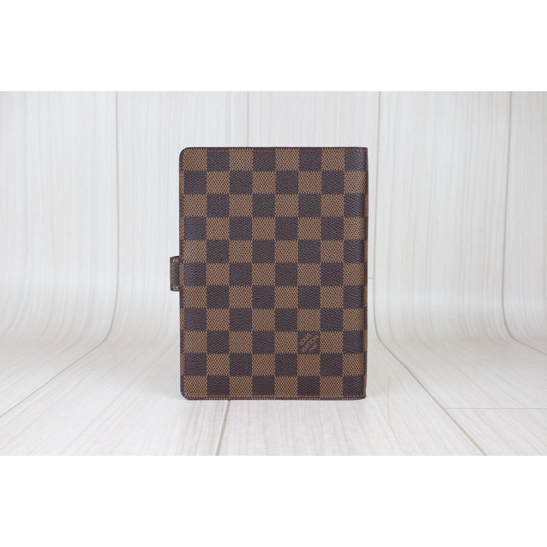 Rank SA ｜ LV Damier Agenda MM Notebook Cover ｜24080501